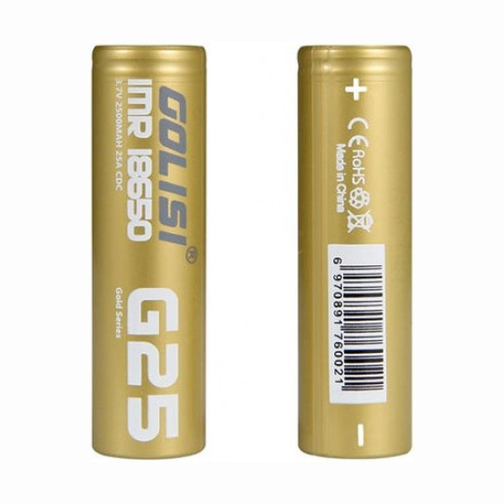 Golisi 18650 G25 Gold Series 2500Mah 25A Battery