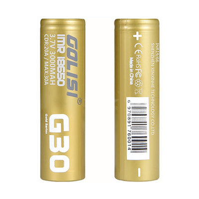 Golisi 18650 G30 Gold Series 3000Mah 25A Battery
