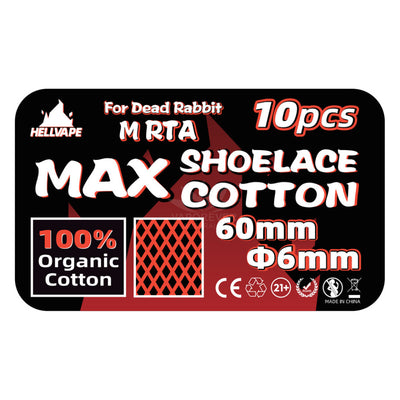 Hellvape Max Shoelace Cotton (10Pk)