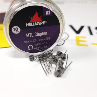 Hellvape Mtl Clapton Ka1 1.8Ohm Coils (10Pk) Prebuilt Coil