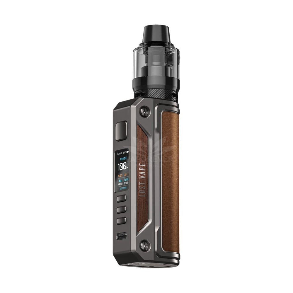 Lost Vape Thelema Solo Quest 2.0 100W Kit Leather | Ochre Brown